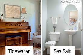 Sherwin williams tidewater is a gorgeous blue paint color, reminiscent of the pale blue green waters of the gulf of mexico. Tidewater Paint Color Review Sherwin Williams Love Remodeled