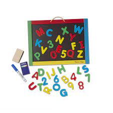 Shop custom chalkboards, cork boards, white boards, combination boards and fabric boards. Magnetic Chalkboard And Dry Erase Board Melissa Doug