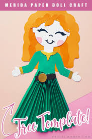 Use them in commercial designs under lifetime, perpetual & worldwide rights. Disney Princess Merida Paper Doll Craft Kids Papercraft Project