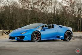 Exterior of lamborghini huracan spyder: Lamborghini Huracan Spyder Series 17 S17 03 3 Piece Vossen Wheels