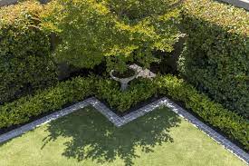 Formed And Perfectly Manicured Hedging Follow The Boundary Of The House Completely Removing The Fence From Sight French Garden Landscape Projects Landscape