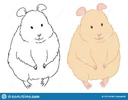 They also make the cutest cartoon characters. Pagina Colorindo Do Hamster Ereto Bonito No Fundo Branco Livro De Coloracao Para Criancas E Criancas Ilustra O Do Vetor Dos Dese Ilustracao Do Vetor Ilustracao De Roedor Divertimento 147144100