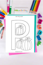 Customize your alphabet coloring pages by changing the font and text. Letter P Coloring Page Download Print Learn Kids Activities Blog