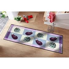 Les activités et les poses continuent. Ce Tapis De Sol Special Cuisine Au Design Exclusif Au Motif Aubergine Protege Sols Et Articulations Hagen Grote Gmbh