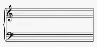 Big horizontal & vertical staff pages with & without clef symbols! Blank Sheet Music Download Music Staff Treble And Bass 800x320 Png Download Pngkit