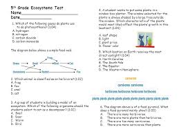 Technically, the united states no longer has an official food pyramid, although the term seems to be used for any graphic that places. 5th Grade Ecosystems Test Name Ppt Video Online Download
