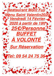 It has a fine church with a notable organ by the toulouse builder puget. Bonjour A Tous Saint Valentin Restaurant Mont Fuji Buffet A Volonte Chinois Japonais Facebook