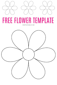 Want a center for your flower, to paste the flower petals around? Free Flower Template Printable Pdf Crafts On Sea