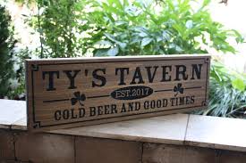 Home Bar Sign With Shamrock Cwd 422 Home Bar Signs