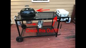 Diy grill barbecue grill weber genesis grill grill table built in grill outdoor kitchen design outdoor kitchens outdoor spaces. Diy Weber Grill And Chill Complete Awesome Grill Cart Youtube