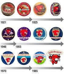 On April 16 1921 Leon Bel Trademarked His Brand Called La Vache Qui Rit In France Bel Had Made The Original Logo Evolution Famous Logos Vintage Packaging