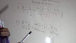 Menyederhanakan bentuk pecahan aljabar bersusun. Menyelesaikan Pecahan Bersusun Dengan Faktorisasi Bentuk Aljabar Jangan Lupa Disubscribe Youtube