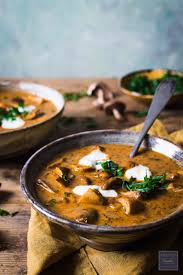Full of mushrooms in a lightly creamy, paprika flavoured soup. Hungarian Mushroom Soup With Paprika And Sour Cream Properfoodie