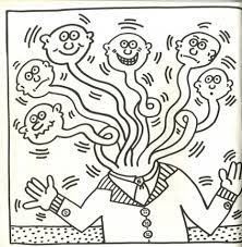 Coloring pages of the american painter keith haring. Keith Haring S Surprisingly G Rated Very Rare Very Expensive Coloring Book Dangerous Minds