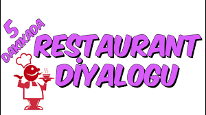 5dk Da Ingilizce Restaurant Dialogu Youtube