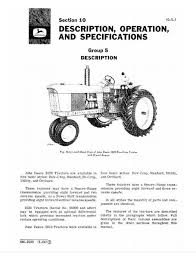 John deere 3020 tractor technical manual (tm1005). John Deere 3000 Series Tractors Service Technical Manual Sm2038 A Repair Manual Store
