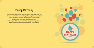 Bagi sebagian orang, hari ulang tahun merupakan hari yang paling. Template Ucapan Selamat Ulang Tahun