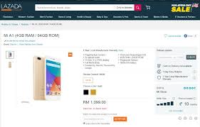 Check latest xiaomi price in malaysia, singapore, usa and united kingdom. Confirmed Xiaomi Mi A1 Is Officially Priced At Rm 1 099 In Malaysia Lowyat Net