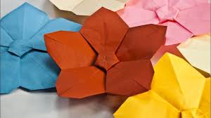 #papercraft #paperflowers #flowermakingcheck this video for step by step instruction on how to make origami flower.steps: Easy Papercraft How To Make A Paper Flower Easy Origami Flowers Paper Crafts Printable Papercrafts Printable Papercrafts