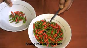 Resepi Jeruk Cili Green Beans Vegetables Food