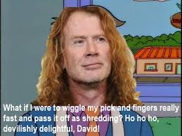 Dave Mustaine's guitar playing in Megadeth