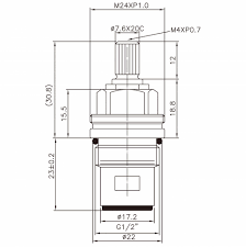 4.deutsche neoperl abs bubbler, spart wasser und energie. 3 8 Drei Acht Zoll Messing Zwei Griff Wasserhahn Hmp Typ 7 6 X 20c Zahne 812 Broach Typ G1 2 90 Grad Im Uhrzeigersinn Drehen Schliessen Sie Die Keramikpatronenversorgung Geann
