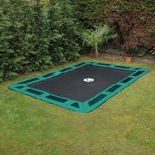 Before you tile your floor you have to ensure that the floor is level. The Jump Shack The World S Best In Ground Trampoline