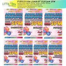 Soalan spm 2014 matematik kertas 1 or spm 2014 mathematics paper 1 is provided by lembaga peperiksaan whereas shared by spm soalan. Buku Latihan Analisis Bertopik Kertas Soalan Spm Sebenar 2015 2019 Shopee Malaysia
