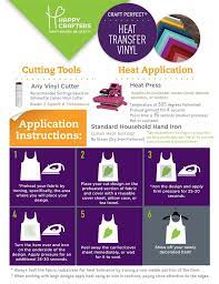 Happy Crafters Craft Perfect Heat Transfer Vinyl Happy Crafters Heat Transfer Vinyl Iron On Vinyl