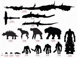 Shadow Of The Colossus Size Comparison Chart Shadow Of The