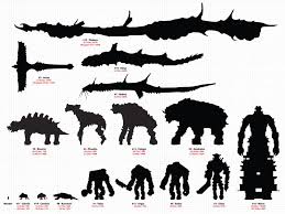 shadow of the colossus size comparison chart shadow of the