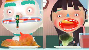 Fried Watermelons Fish Strawberry Juice Funny Recipes Toca Kitchen 2 In 2021 Strawberry Juice Food Humor Watermelon