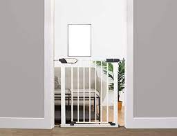 Callowesse C Kemble Narrow Pressure Fit Stair Gate White Suitable As Baby Gate Pet Gate Red Green Safety Locking Uk Feedlinks Net Best Baby Gates Baby Gates Baby Gate