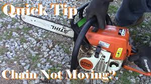 See how you can easily fix it in 5 this will be used to power up gasoline chainsaws since in most cases, gasoline that has been left in the tank for several months will no longer work. Chainsaw Chain Will Not Move Try This First Quick Tip Youtube