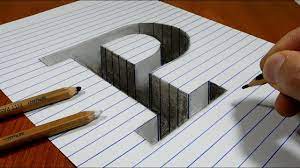 This workflow describes how to design a p&id drawing. Draw A Letter P Hole On Line Paper 3d Trick Art Youtube