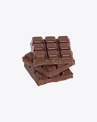 414 transparent png of chocolate bar. Download Three Milk Chocolate Bar Pieces Transparent Png On Yellow Images