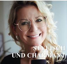 Lilly Rosa-Gold Geometrisch Brille