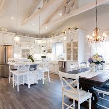 Get inspired and try out new things. 75 Beautiful Shabby Chic Style Kitchen With An Island Pictures Ideas December 2020 Houzz