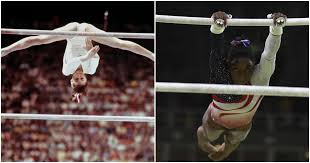 Nadia comaneci was born on november 12, 1961 in onesti, romania as nadia elena comãneci. Watch Nadia Comaneci At Montreal 1976 Simone Biles At Rio 2016 Two Gymnasts Defining Perfection