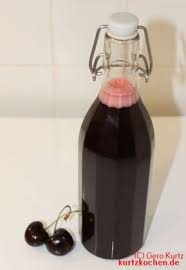 Sauerkirschsirup Kirschsirup Sirup Kirschen