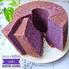 Resep Taro Chiffon Cake Oleh Susi Agung Resep Kue Chiffon Kue Lezat Makanan