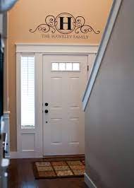 Monogram Above Door Above Door Decor Inside Front Doors Front Door Decor