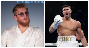 The fight will be shown on bt sport 1, with coverage underway from 7pm. Jake Paul Claims Tyson Fury Is Begging Him To Fight Tommy Fury