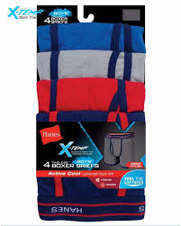 Hanes Bx6rp4 X Temp Boys Ringer Boxer Brief With Comfort Flex Waistband 4 Pack