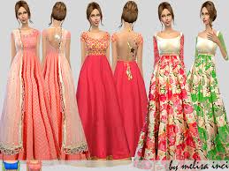 Anarkali suits shop anarkali suit and anarkali kurtis online biba from women blue anarkali kurta kurti partywear suit bollywood style flared gown new. Melisa Inci S Floral Anarkali Set