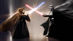 Find hd wallpapers for your desktop, mac, windows, apple, iphone or android device. Darth Vader Vs Obi Wan Kenobi Wallpapers Wallpaper Cave