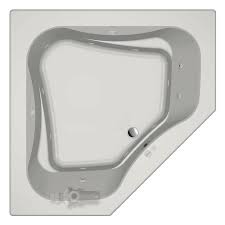 Mirolin white acrylic rectangular bathtub with center drain (common: Jacuzzi Primo 60 In W X 60 In L White Acrylic Corner Front Center Drain Drop In Whirlpool Tub In The Bathtubs Department At Lowes Com