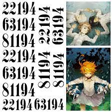 Check spelling or type a new query. The Promised Neverland Phil Gilda Don Ray Norman Emma Cosplay Tattoos Black Number Tattooing Stickers Cosplay Costume Aceessory Anime Costumes Aliexpress