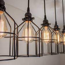 Wood Kitchen Island Pendant Light 4 Pendant Wood Edison Chandelier Edison Pendant Lighting Rustic Pendant Lighting Wood Ceiling Lights Lighting Fixtures Kitchen Island