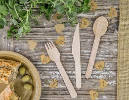 Couverts En Bois Jetables Pas Cher Vaisselle Jetable Mariage